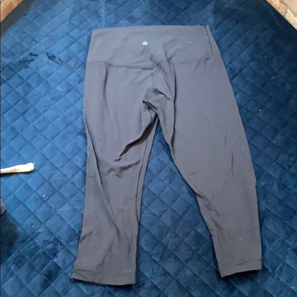 Lululemon align crop black size 8